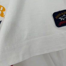 Load image into Gallery viewer, Paul and Shark White Short Sleeved Logo T-Shirt - Medium (M) PTP 20"