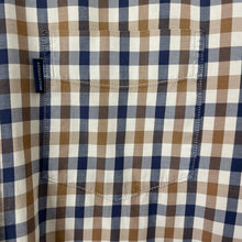 Load image into Gallery viewer, Aquascutum House Check Long Sleeved Shirt - Large (L) PTP 21.5"