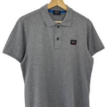 Load image into Gallery viewer, Paul and Shark Grey Short Sleeved Polo - Medium (M) PTP 19.75"