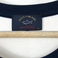 Load image into Gallery viewer, Paul and Shark White Short Sleeved Logo T-Shirt - Extra Large (XL) PTP 22"