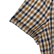 Load image into Gallery viewer, Aquascutum House Check Short Sleeved Shirt - Large (L) PTP 20.5"