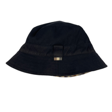 Load image into Gallery viewer, Aquascutum House Check / Navy Reversible Bucket Hat - One Size Fits All
