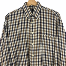 Load image into Gallery viewer, Aquascutum House Check Long Sleeved Shirt - Medium (M) PTP 23.5"