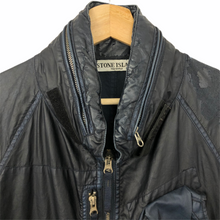 Load image into Gallery viewer, Stone Island Navy Mussola Gommata Jacket - Medium (M) PTP 22"