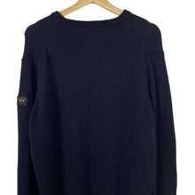 Load image into Gallery viewer, Paul and Shark Navy Crew Neck Eco Wool Sweater - Large (L) PTP 21.5"