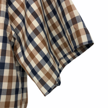 Load image into Gallery viewer, Aquascutum House Check Short Sleeved Shirt - Small (S) PTP 19"