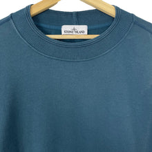 Load image into Gallery viewer, Stone Island Blue Reflective Crew Neck Sweater - Double Extra Large (XXL) PTP 25.75"