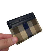 Load image into Gallery viewer, Aquascutum Classic Block Check Card Holder Wallet