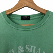 Load image into Gallery viewer, Paul and Shark Green Short Sleeved Logo T-Shirt - Extra Large (XL) PTP 21"