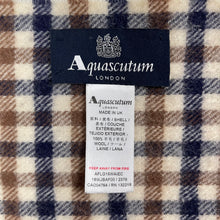 Load image into Gallery viewer, Aquascutum Classic House Check 100% Wool Scarf - One Size Fits All