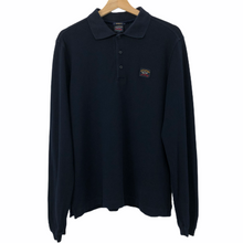 Load image into Gallery viewer, Paul and Shark Navy Long Sleeved Polo - Large (L) PTP 20.5"