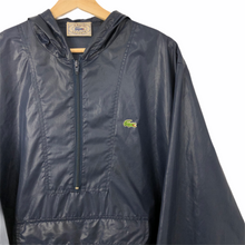 Load image into Gallery viewer, Vintage Lacoste Izod Navy Half Zip Cagoule - Large (L) PTP 25.75"