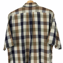 Load image into Gallery viewer, Aquascutum Block Check Short Sleeved Shirt - Extra Large (XL) PTP 23.5"