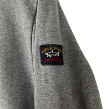 Load image into Gallery viewer, Paul and Shark Grey Full Zip Logo Hoody - Large (L) PTP 21"