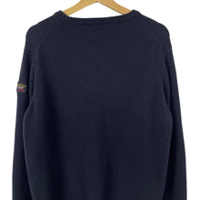 Load image into Gallery viewer, Paul and Shark Navy Crew Neck Wool Sweater - Large (L) PTP 22.5"