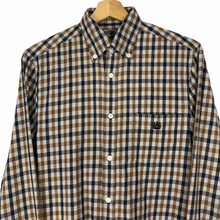 Load image into Gallery viewer, Aquascutum House Check Long Sleeved Shirt - Small (S) PTP 19.75"