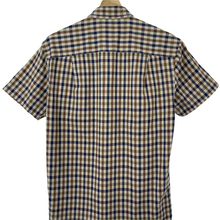 Load image into Gallery viewer, Aquascutum House Check Short Sleeved Shirt - Small (S) PTP 20.5"