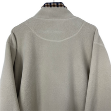 Load image into Gallery viewer, Aquascutum Cream Half Zip Pullover Fleece - Medium (M) PTP 24.75"