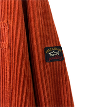 Load image into Gallery viewer, Paul and Shark Orange Amber Multi Pocket Corduroy Overshirt - Double Extra Large (XXL) PTP 27"