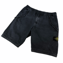 Load image into Gallery viewer, Stone Island Navy Blue Bermuda Shorts - W 34"
