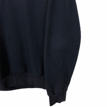 Load image into Gallery viewer, Paul and Shark Navy Embroidered Logo Crew Neck Sweater - Medium (M) PTP 20.5"