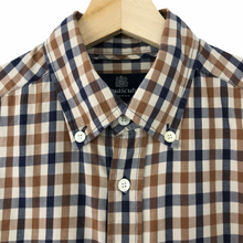 Load image into Gallery viewer, Aquascutum House Check Long Sleeved Shirt - Small (S) PTP 20.5"