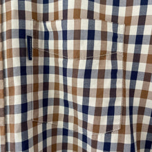Load image into Gallery viewer, Aquascutum House Check Long Sleeved Shirt - Large (L) PTP 21.5"