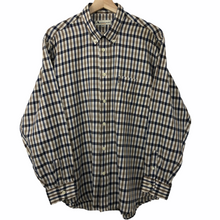 Load image into Gallery viewer, Aquascutum House Check Long Sleeved Shirt - Medium (M) PTP 23.25"