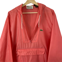 Load image into Gallery viewer, Vintage Pink Lacoste Izod Half Zip Cagoule - Medium (M) PTP 23.5"