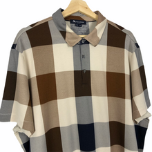 Load image into Gallery viewer, Aquascutum Block Check Short Sleeved Polo - Triple Extra Large (XXXL) PTP 25"