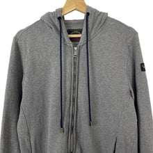 Load image into Gallery viewer, Paul and Shark Grey Full Zip Logo Hoody - Large (L) PTP 21"