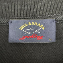 Load image into Gallery viewer, Paul and Shark Black Long Sleeved Polo - Extra Large (XL) PTP 21.75"