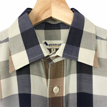 Load image into Gallery viewer, Aquascutum Block Check Long Sleeved Shirt - Small (S) PTP 22"