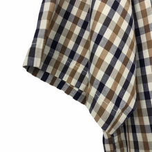 Load image into Gallery viewer, Aquascutum House Check Short Sleeved Shirt - Medium (M) PTP 21.5"