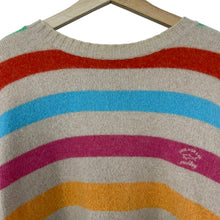 Load image into Gallery viewer, Paul and Shark Striped Merino Wool Crew Neck Sweater - Large (L) PTP 25"