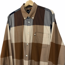 Load image into Gallery viewer, Aquascutum Block Check Long Sleeved Shirt - Extra Large (XL) PTP 23"