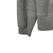 Load image into Gallery viewer, Ma.Strum Grey Half Zip Pullover Sweater - Medium (M) PTP 21"