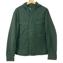 Load image into Gallery viewer, C.P Company Green Goggle Hooded Overshirt - Extra Large (XL) PTP 21.5"