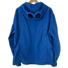 Load image into Gallery viewer, C.P Company Blue Goggle Hooded Overshirt - Triple Extra Large (XXXL) PTP 26"