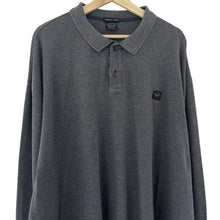 Load image into Gallery viewer, Paul and Shark Grey Long Sleeved Polo - Five Extra Large (5XL) PTP 31"