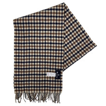 Load image into Gallery viewer, Aquascutum Classic House Check 100% Wool Scarf - One Size Fits All