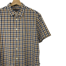 Load image into Gallery viewer, Aquascutum House Check Short Sleeved Shirt - Extra Large (XL) PTP - 21.5"