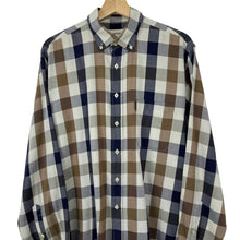 Load image into Gallery viewer, Aquascutum Block Check Long Sleeved Shirt - Large (L) PTP 24.5"