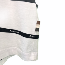 Load image into Gallery viewer, Aquascutum White / Dark Navy Striped Short Sleeved T-Shirt - Extra Large (XL) PTP 22.5"