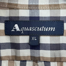 Load image into Gallery viewer, Aquascutum House Check Short Sleeved Shirt - Extra Large (XL) PTP 25"