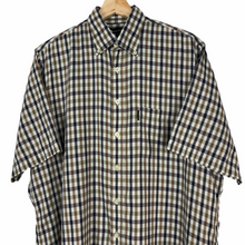 Load image into Gallery viewer, Aquascutum House Check Short Sleeved Shirt - Large (L) PTP 24"