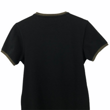 Load image into Gallery viewer, Paul and Shark Black / Khaki Short Sleeved Logo T-Shirt - Small (S) PTP 18"
