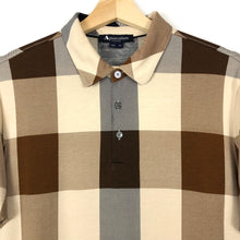 Load image into Gallery viewer, Aquascutum Block Check Short Sleeved Polo - Medium (M) PTP 20.25"