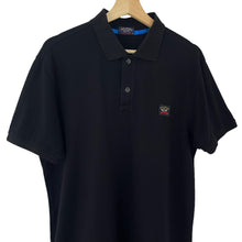 Load image into Gallery viewer, Paul and Shark Black Short Sleeved Polo - Double Extra Large (XXL) PTP 22"