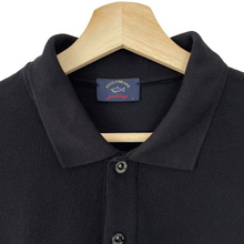 Load image into Gallery viewer, Paul and Shark Black Long Sleeved Polo - Large (L) PTP 21"